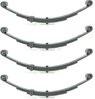 Sturdy Built (4)- Boat Trailer 3 Leaf Double Eye Springs (2 Pair) 20' 3700lbs