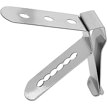 Thermometer Probe Pot Clip Holder Stainless Steel 3-Hole Ambient Temperature Readings for BBQ Smoker Oven Meat Grill Kitchen Clamp for Fryer Barbecue 3.5mm Hole Diameter
