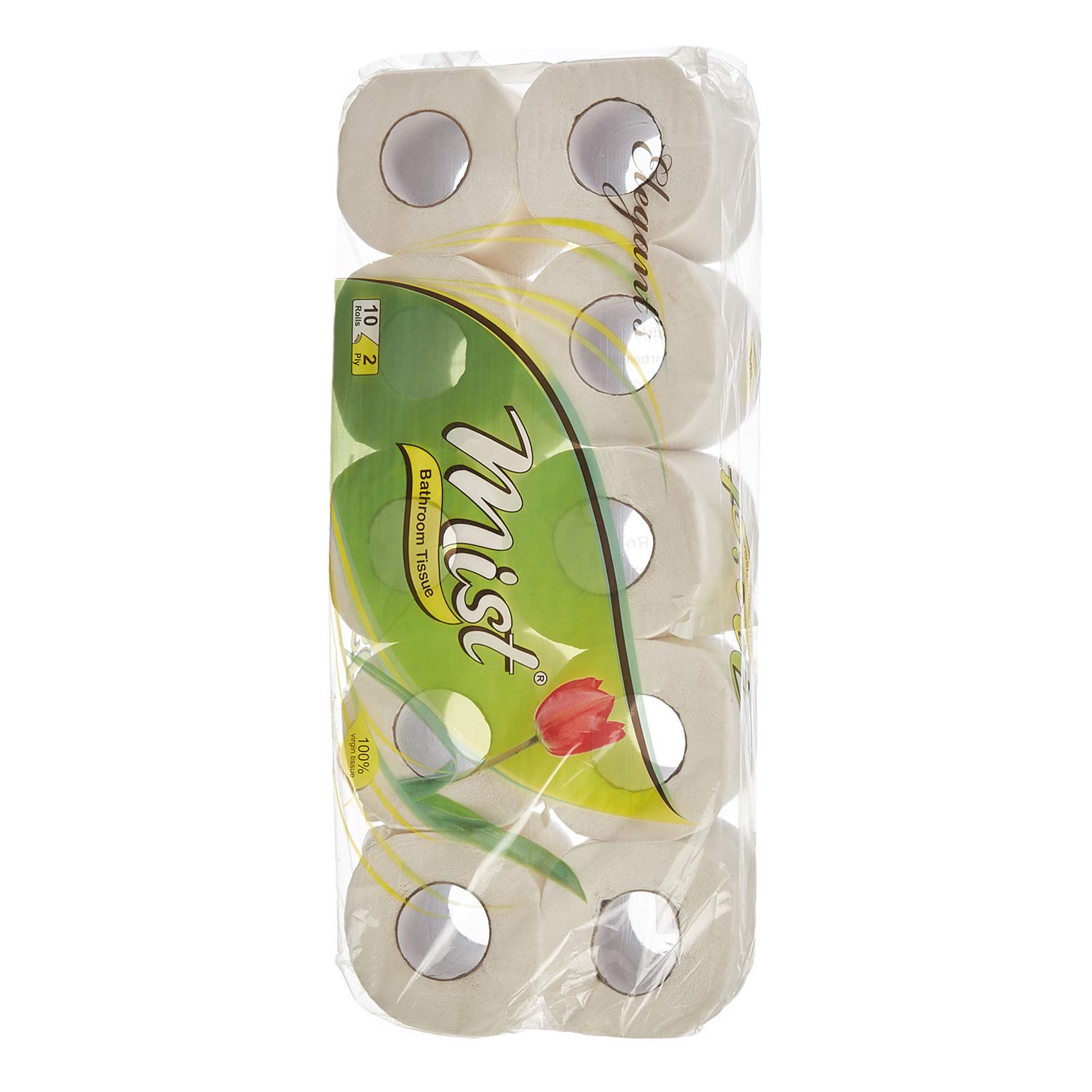 Mist Ultra Soft Clean Care Embossed 2 Ply Toilet Tissue Paper, Strong