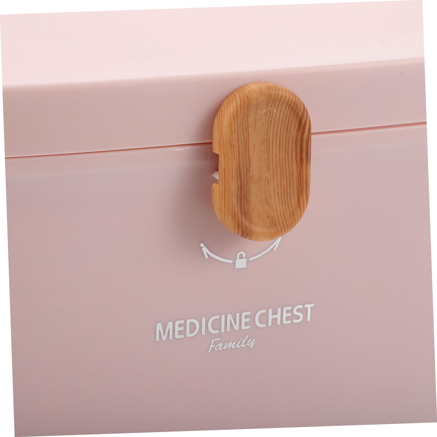 TOYANDONA Caja Organizadora de Medicina con Tapa Doble Capa Portátil con Asa Almacenamiento Seguro para Familiares y Actividades al Aire