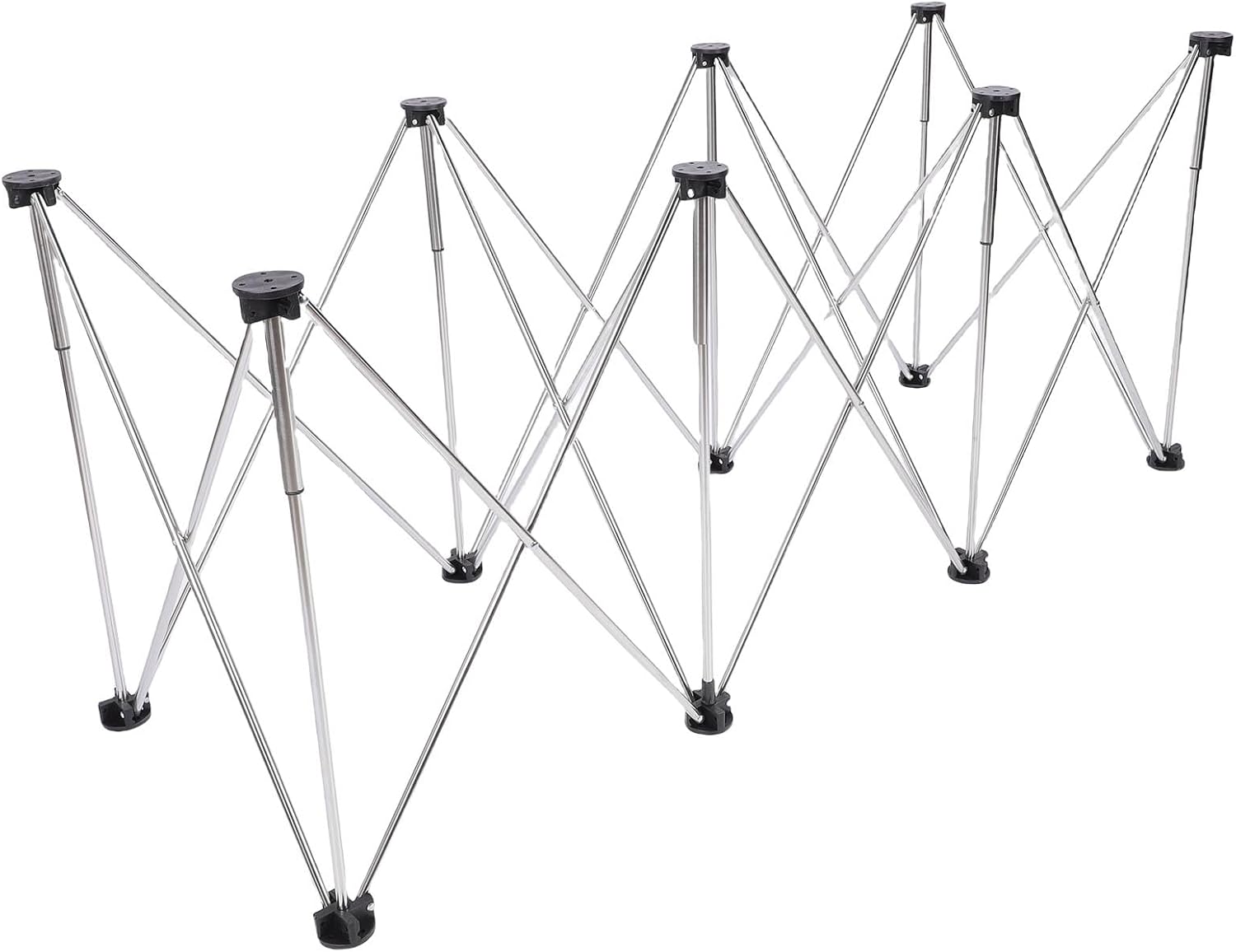 Fafeicy Foldable Workbench, Spider Leg Workbench Folding Work Stand Heavy Duty 800kg Capacity Stainless Steel Portable for Woodworking Construction Cutting