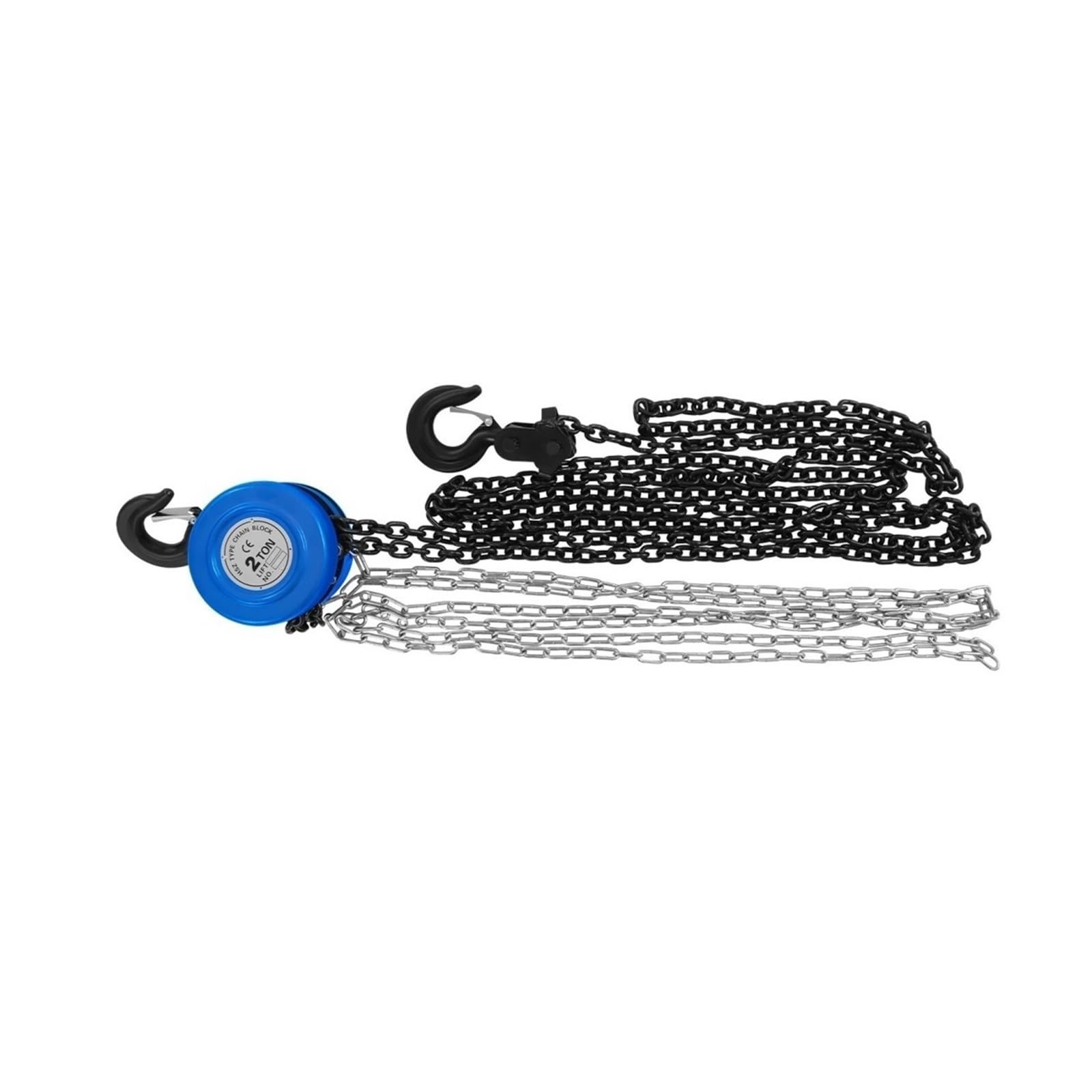 Handkettenzug 2T Manuell 3m 20Mn2 Q235 Stahl Für Fabrikbauernhof Garage Lager Baustelle Heben Elektrischer Hebezeug-Stützarm Heber-Kran(Blue)