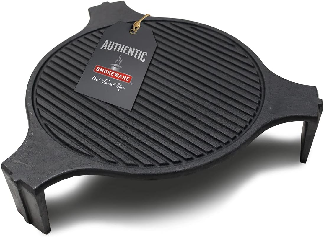 Amazon.com : SMOKEWARE Cast Iron Plate Setter - Fits Large Big Green