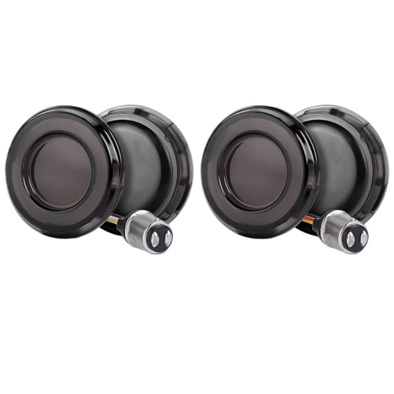 Indicatori direzione Adatto Per Sportster Dyna Touring | Indicatori direzione anteriori posteriori per moto Adatto per Sportster Dyna Touring Softail(4pcs Amber White)