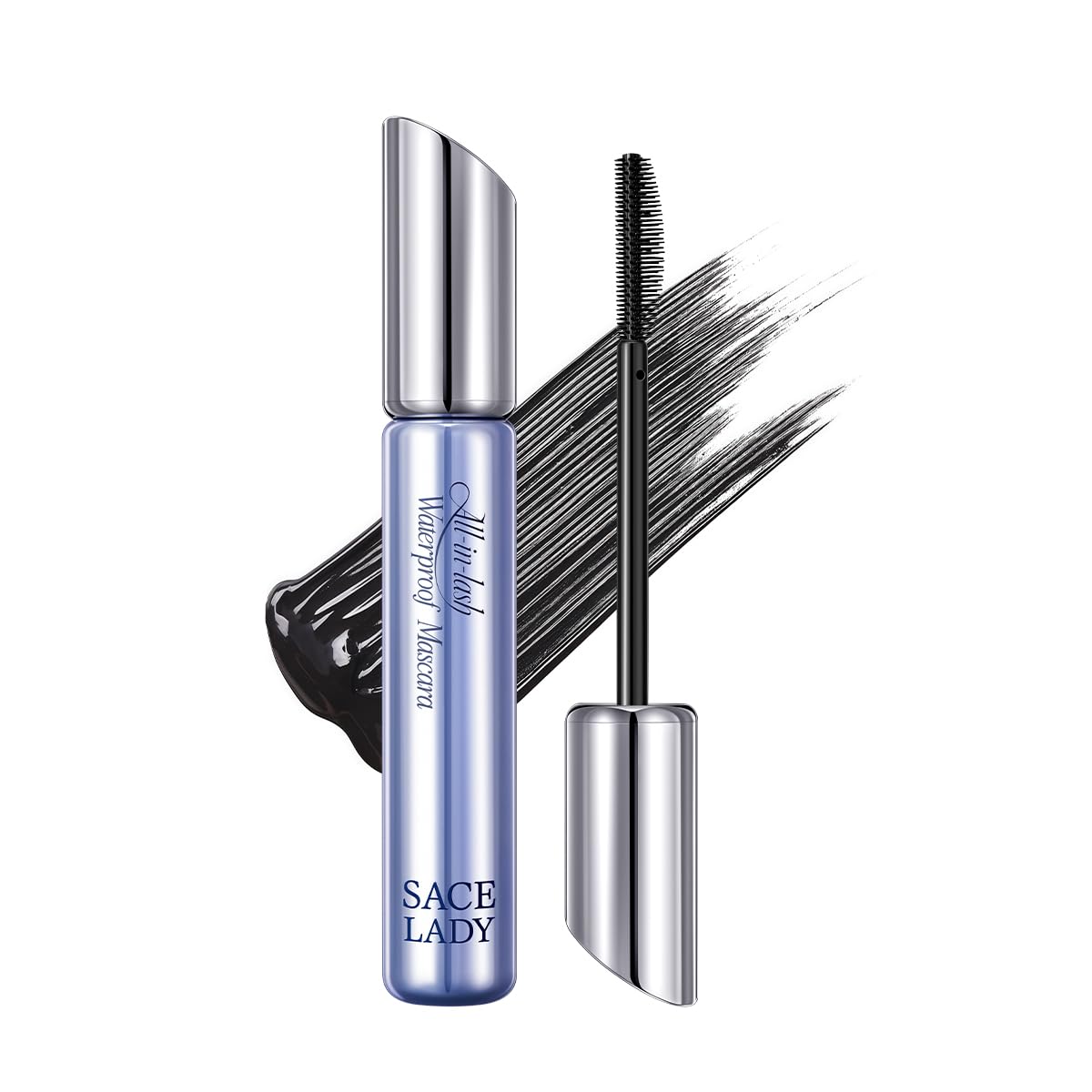 SACE LADY Waterproof Mascara Black, Extra Volume and Length Eyelashes