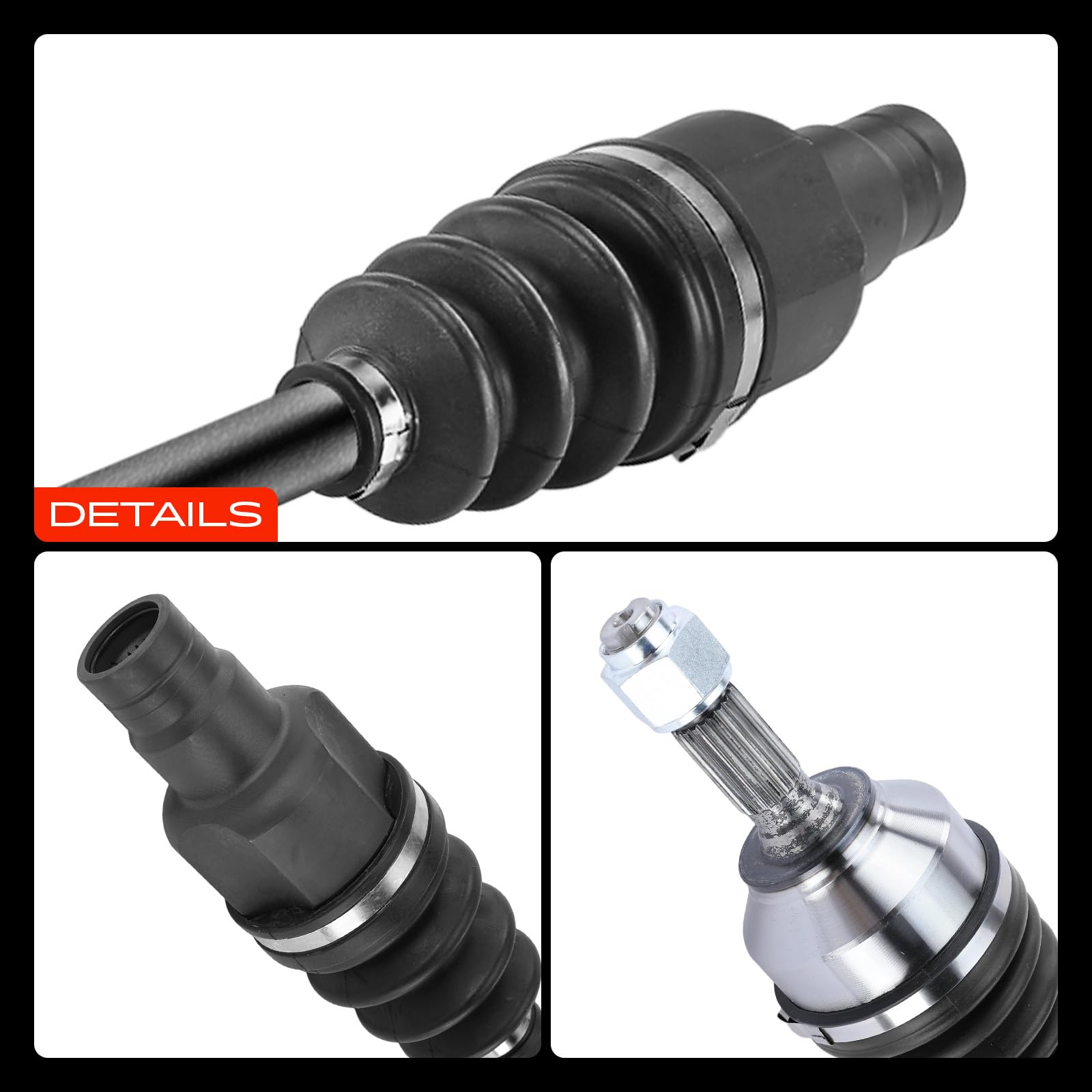 Frankberg 2x Eje de transmisión delantero izquierdo y derecho 18-162620 | Compatible con: C2 JM, C3 I FC FN, C3 Pluriel HB
