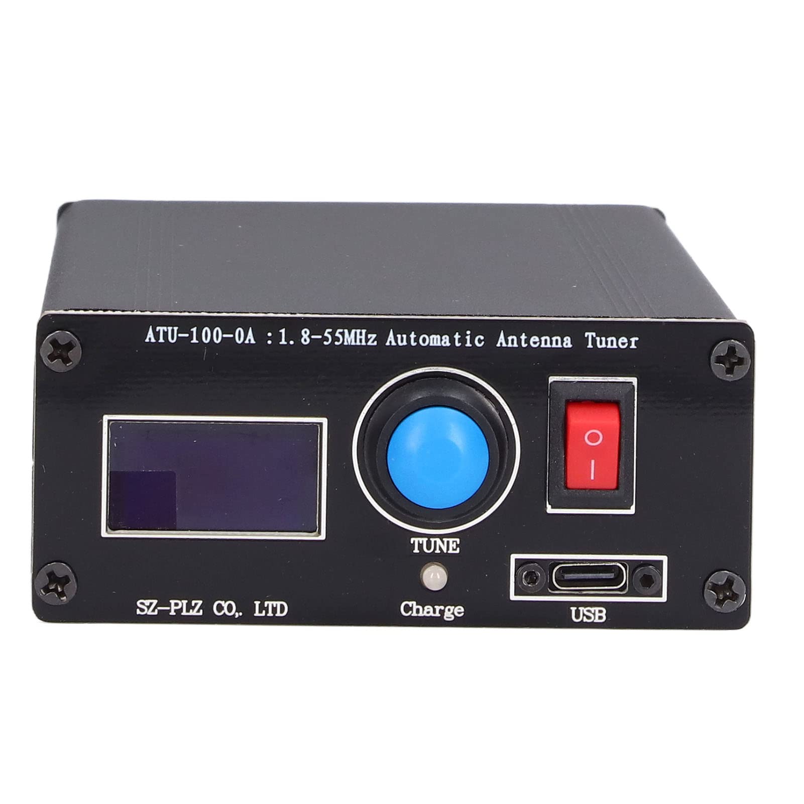 Tuner d'antenne ATU 100 EXT 1.8 à 55 MHz atu100 0.96 pouces OLED Firmware programmé Tuner d'antenne automatique avec câble USB
