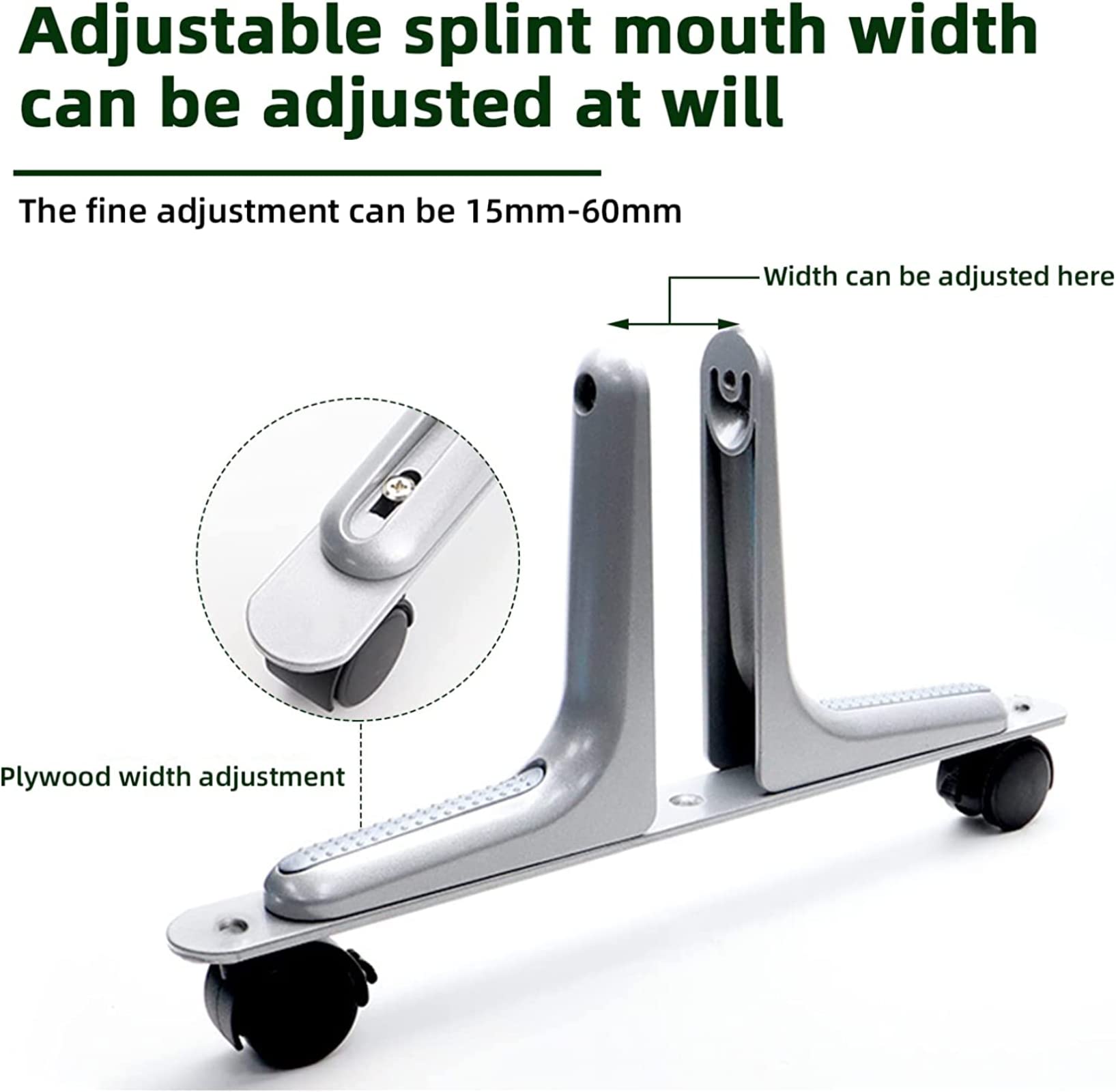 2 szt. nóżek grzejnika na podczerwień 16 cm Adjuble ze stopu aluminium solidne wsparcie dla promienników podczerwieni z różnymi otrębami i modelami