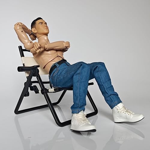 Miniatura 6 de 16 escala soldado clásico jeans y cinturón modelo para cuerpo de figura de acción masculina de 12 ''