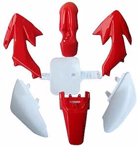 Miniatura 2 de CRF50 - Kit de carenado de plástico para motos Atomik Thumpstar Dirt Pit - Blanco y rojo