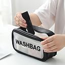 LinMei Silicone Travel Case Compatible with Men's Razor Home Use Portable Anti Fall Protective Cover Old-Fashioned Cover (Black) gallery image