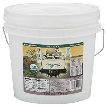 Once Again Organic Tahini Peanut Butter, 9 lb