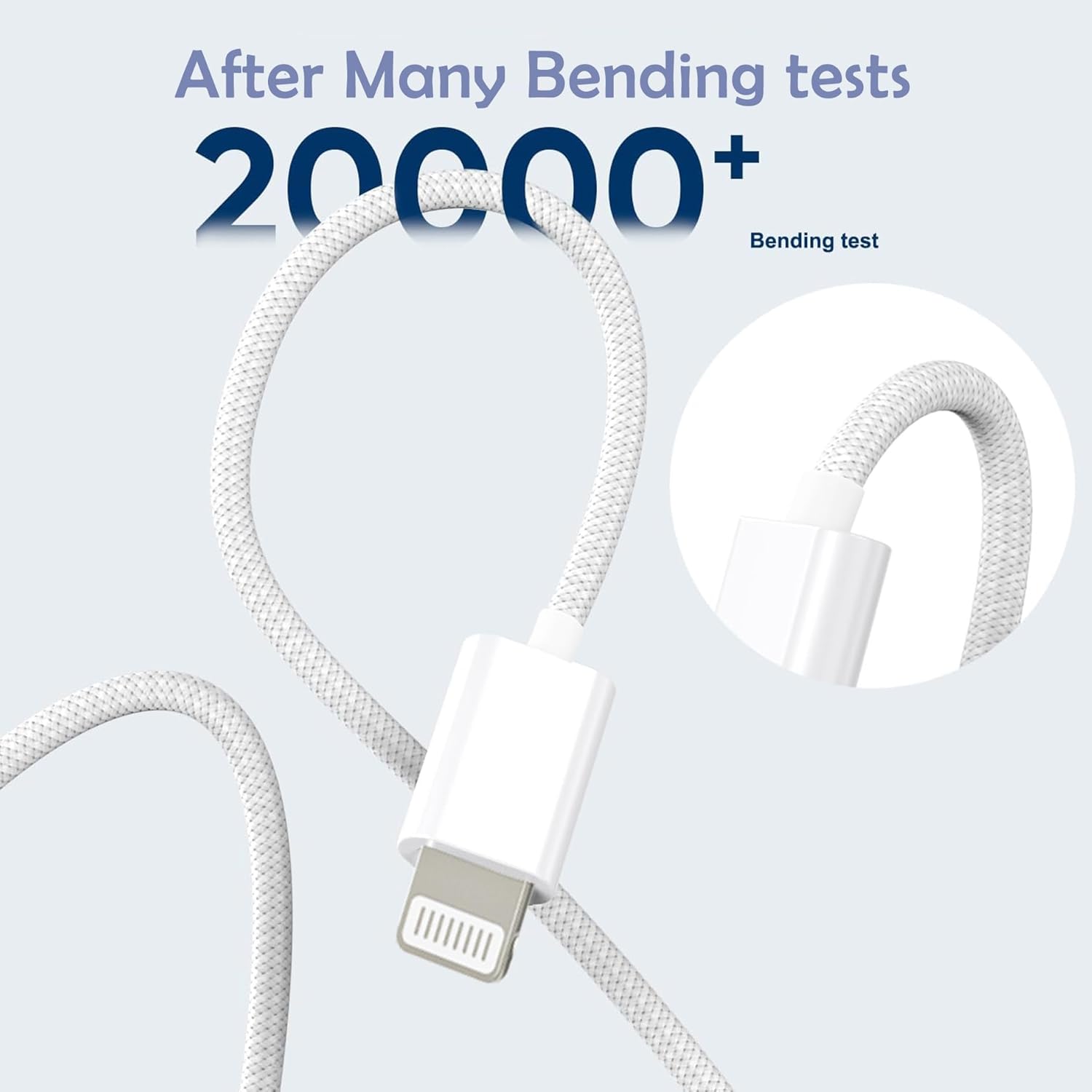 10FT Extra Long Braided iPhone Charger Fast Charging,10Foot 2Pack i Phone Charger Block USB C to Lightning Woven Cable Cord Adapter for iPhone 14 Pro Max/14 Plus/13 Mini/13/12/11/X/XR/SE/i Pad/AirPods