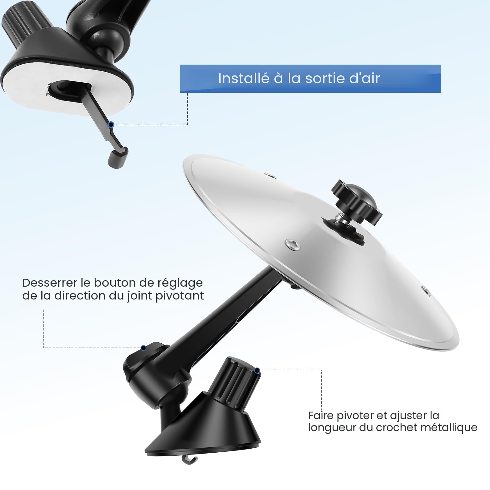 Mini Cymbale De Voiture, 2 Pièces Car Drum Set Air Vent, Cymbales D