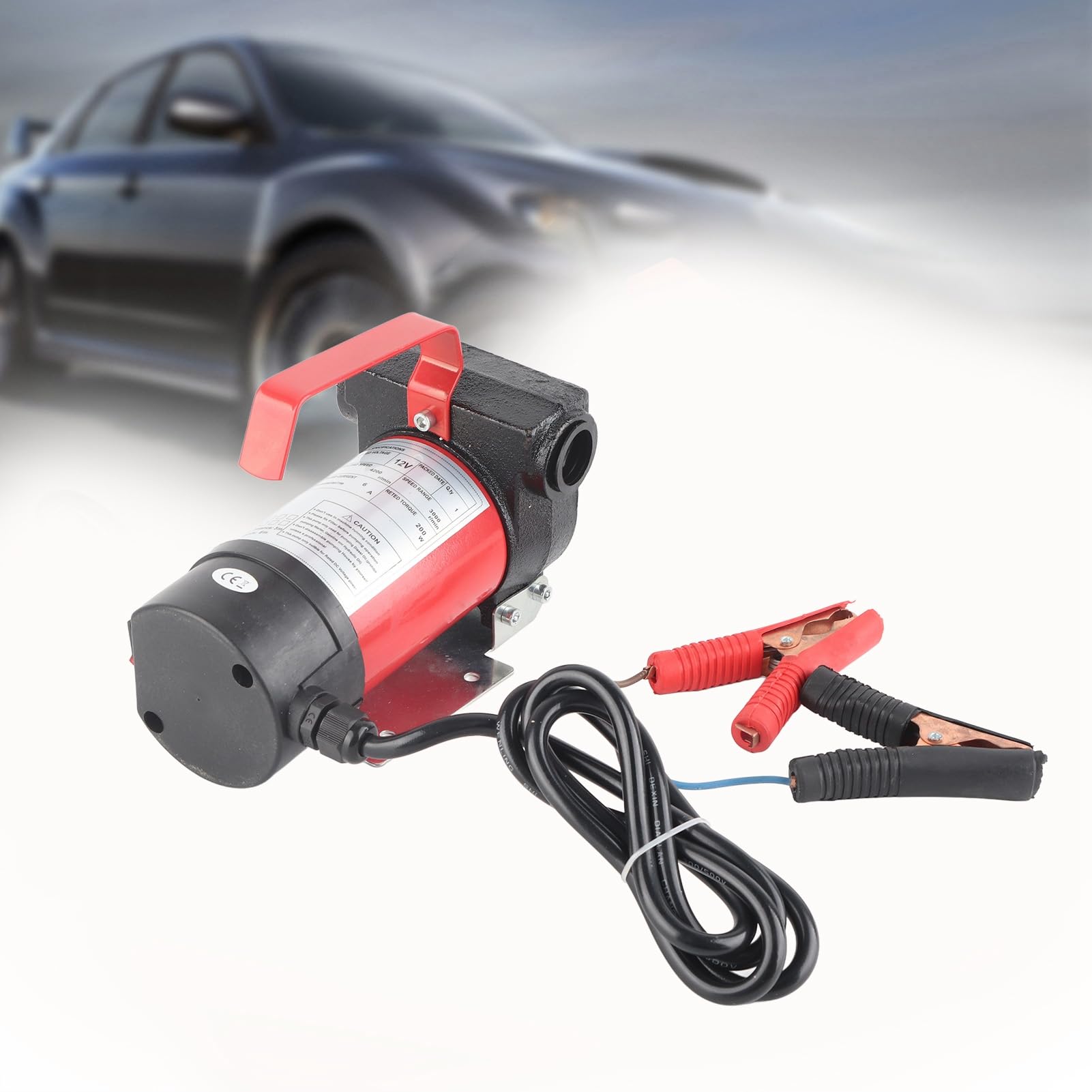 Bomba de extracción de aceite, bomba de gasóleo autoaspirante, eléctrica, 12 V/160 W, 40 l/min, portátil, para bombas de diésel y queroseno