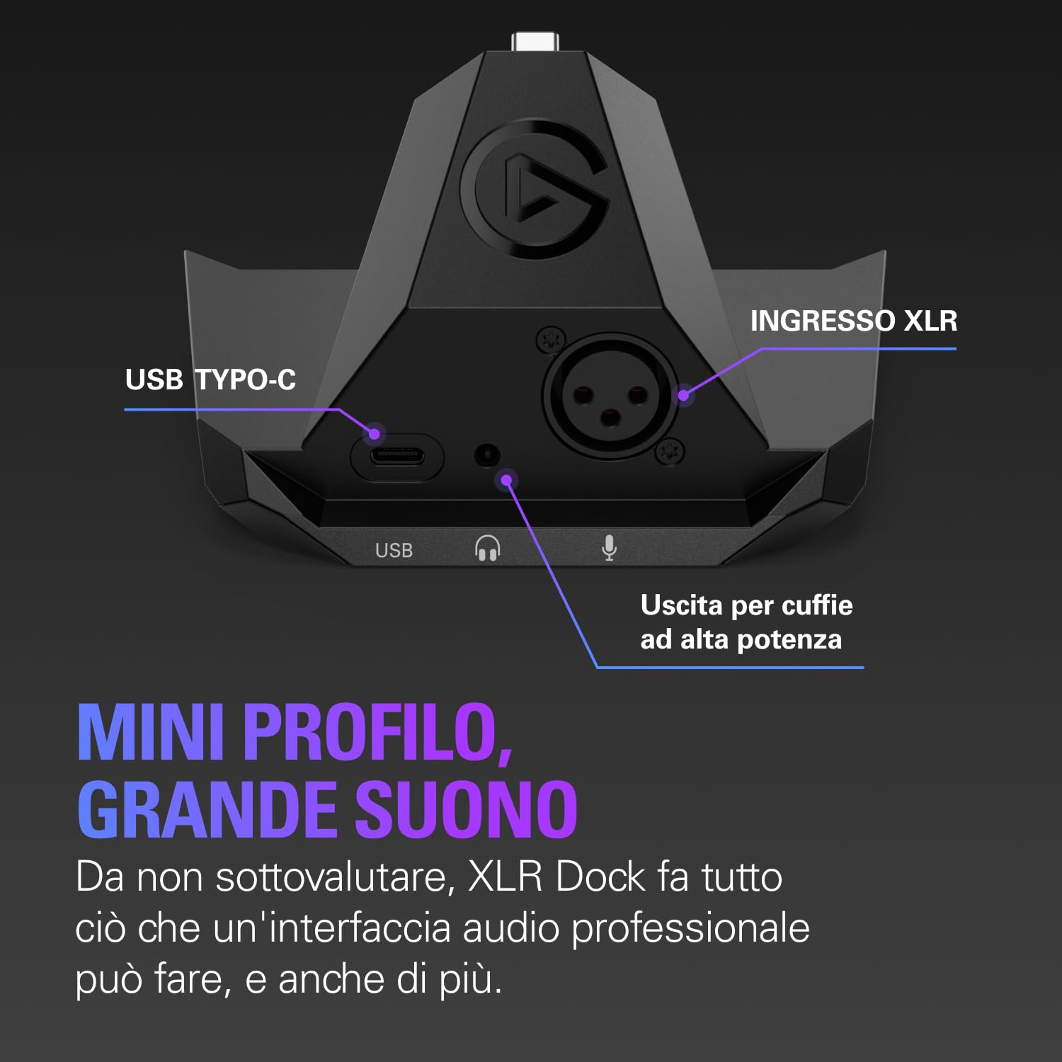 Elgato Stream Deck: Controller Audio e Interfaccia XLR-a-USB per Microfono, Compatibile con Ogni Microfono XLR per Podcasting e Streaming, Manopole e Tasti LCD, PC/Mac