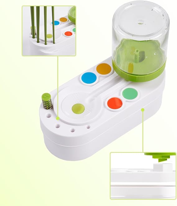 Upgraded Paint Brush Cleaner Brush Rinser Water Circulation(Pre Assembled), Watercolor/Oil and Water-Based Paint Brush Cleaner Tool, Gift for Adults Artist Beginners