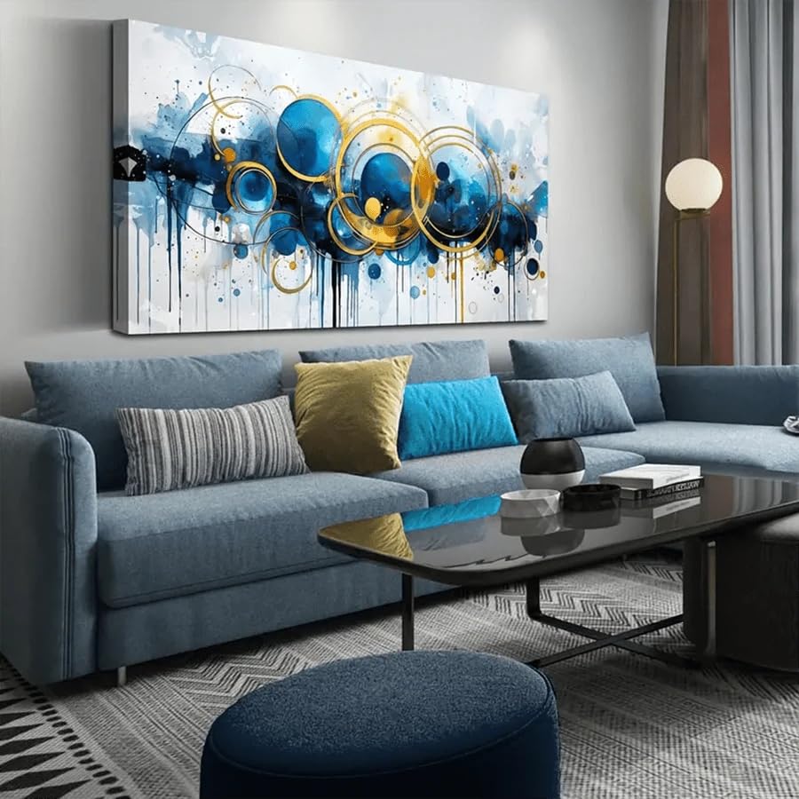 Décoration murale bohème géométrique grand format 50x100cm pour salon moderne