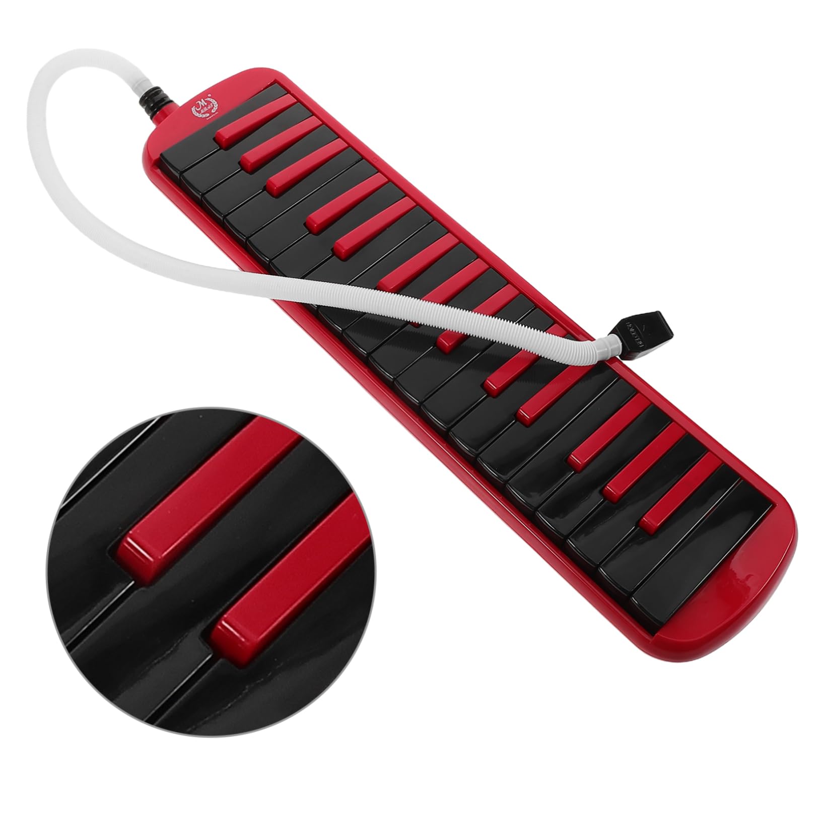 Melodica Klawisze Instrument Dęty z Ustnikiem i Torbą Transportową Dla Początkujących i Dorosłych Idealny Do Edukacji Muzycznej i Ćwiczeń