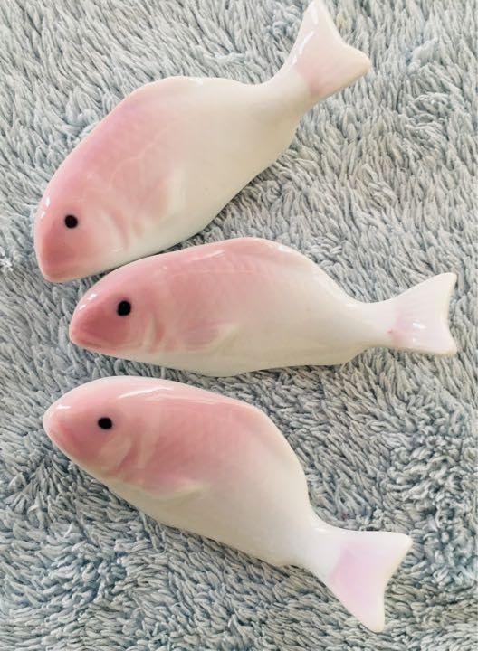 純銀 箸置き 魚 3つセット 未使用品 魚の箸置き3つ