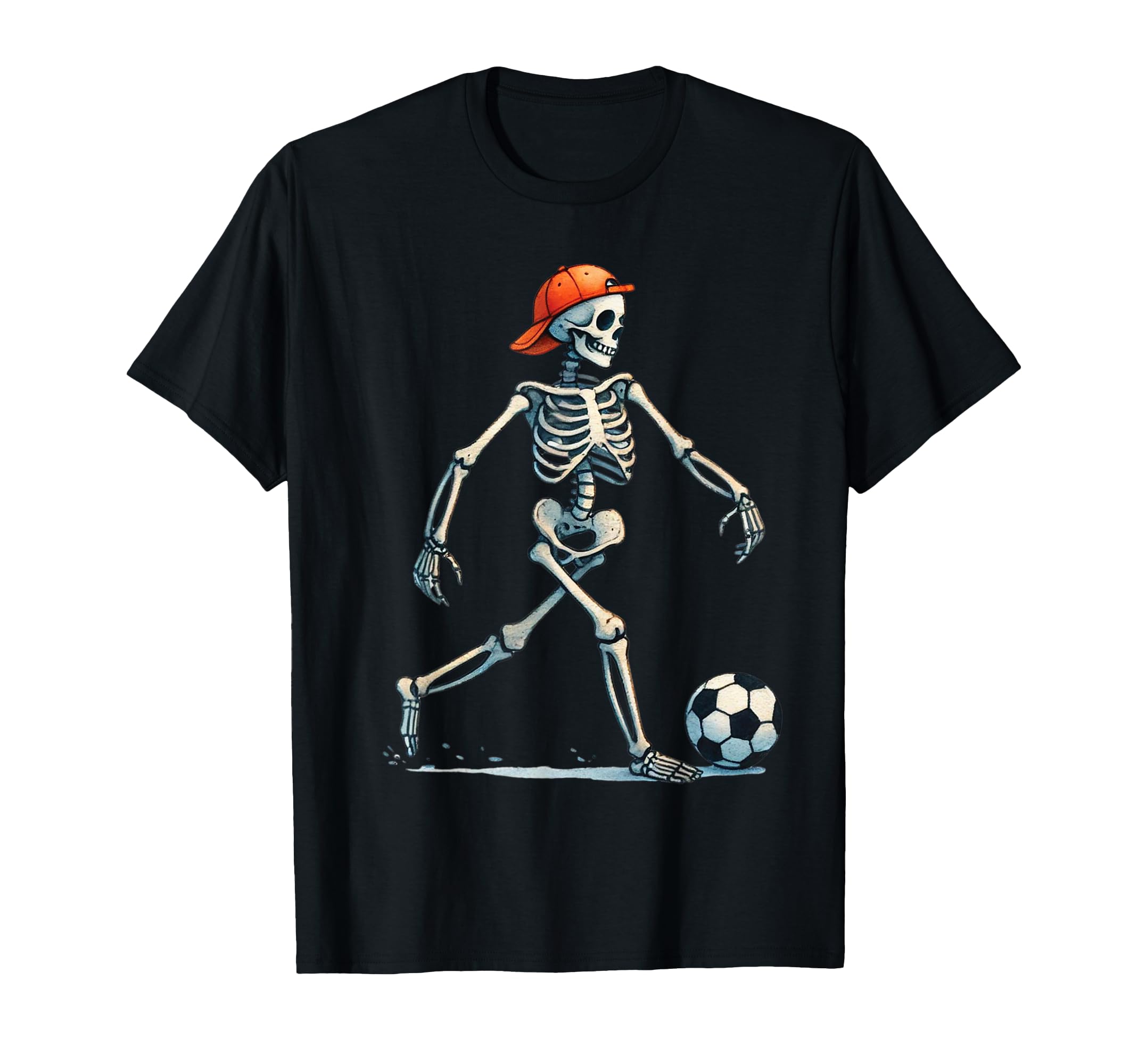 Skeleton Soccer Halloween Boys TeesSkeleton Soccer Halloween Costume Funny Men Boys Kids Tee T-ShirtOEKO-TEX STANDARD 100