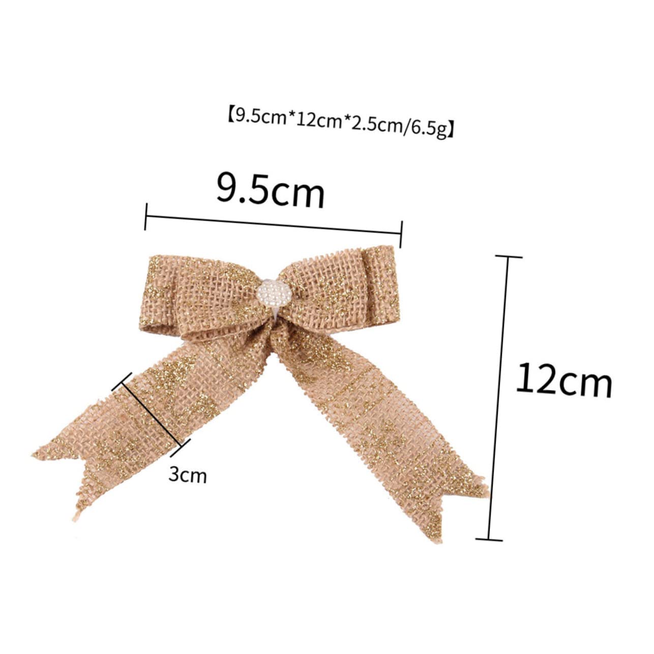 Healeved 3 Sets Juteschleifen Zum Verpacken Von Geschenken Dekorative Schleifenbänder Für Hochzeiten Festliche Heimdekorationen 12 Stück * 3