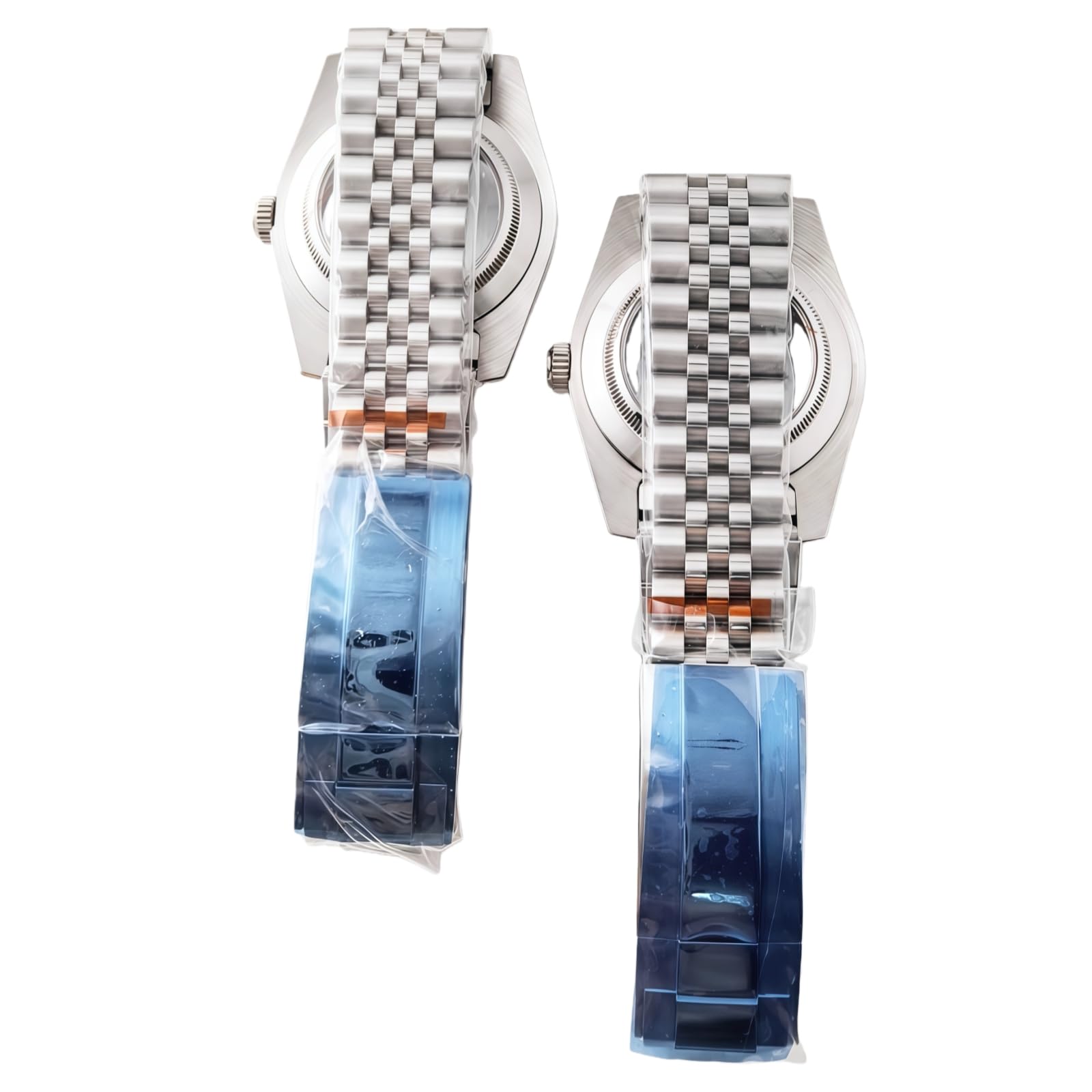 Ersatz Uhrengehäuse Set 36mm 39mm Geriffelte Lünette Saphirglas Sichtboden Massiv NH35 NH36 NH34 Kompatibel für Rolex Datejust/Oyster Perpetual-5 39MM
