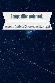 Notebook Composition : best meteor shower lights - meteor showers: Best Gift Lined Notebooks / Journal / Diary Gift Meteor Shower, 113 Pages 6*9 Inches