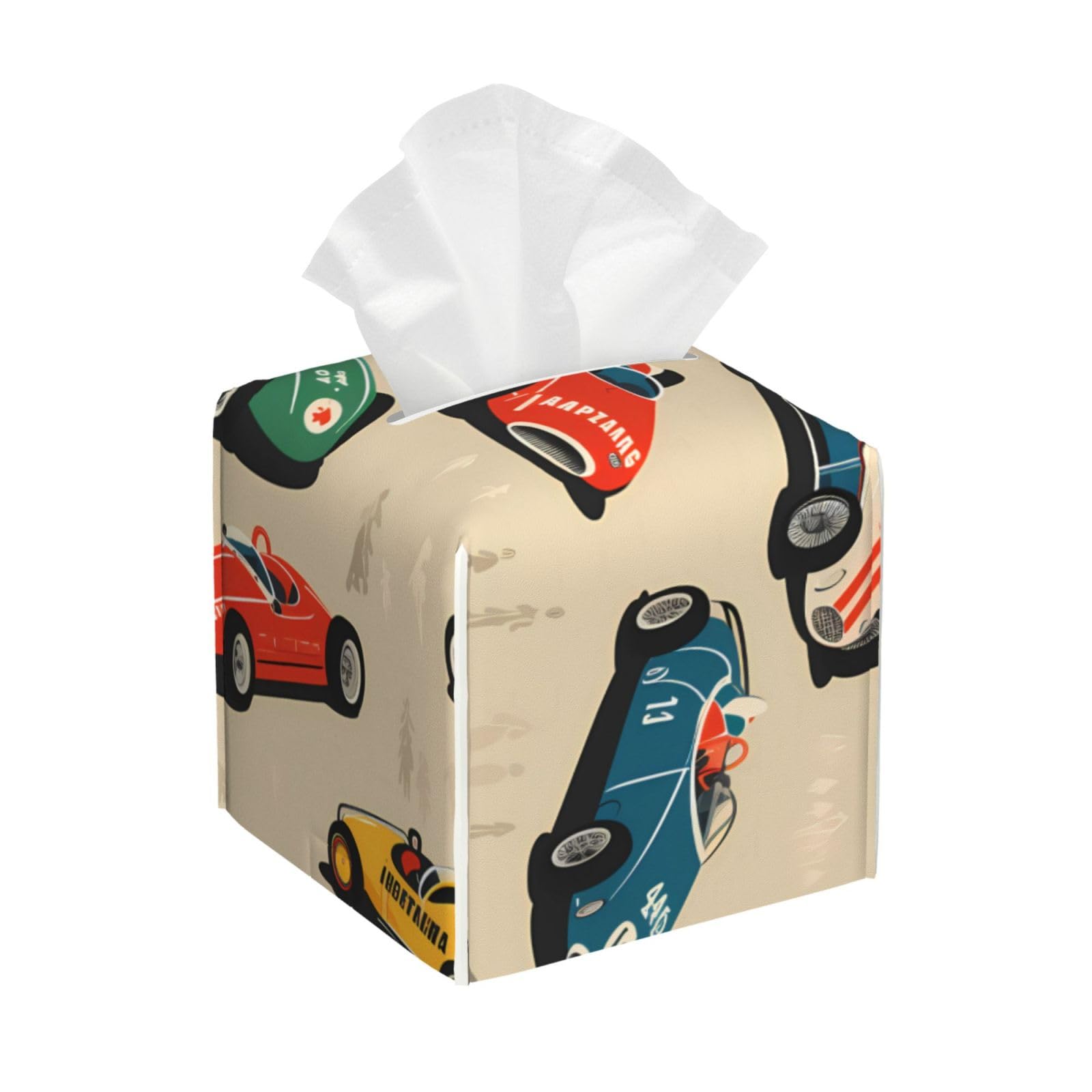 Amazon.com: AYCZN Vintage Race Car Tissue Box Cover, Speed Sport