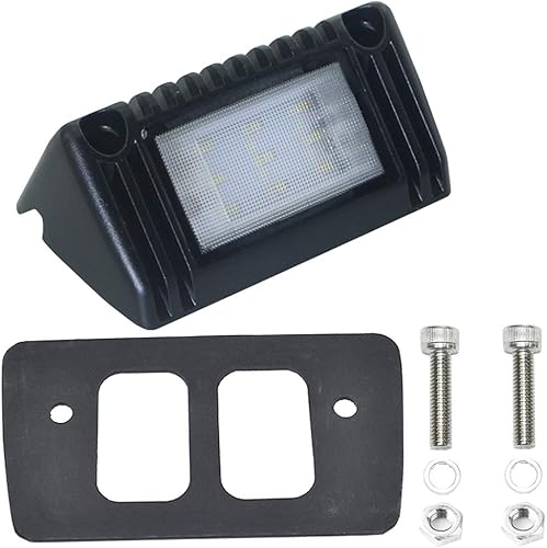 Miniatura 3 de Raycharm - Lámpara de trabajo LED para exterior de RV de 5", 40 de ángulo descendente, haz inundante, 6000K blanco frío, 12V24V DC, alta salida de