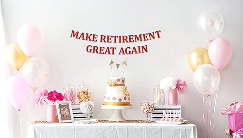 Miniatura 2 de Divertida pancarta de fiesta de jubilación: decoraciones divertidas para fiestas de jubilación, suministros, regalos e ideas
