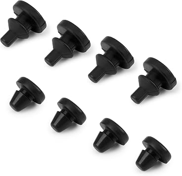 onlyfire 8PCS Grill Lid Bumpers, Silicone Bumper Pads for Most Grills, Barbecue Accessories