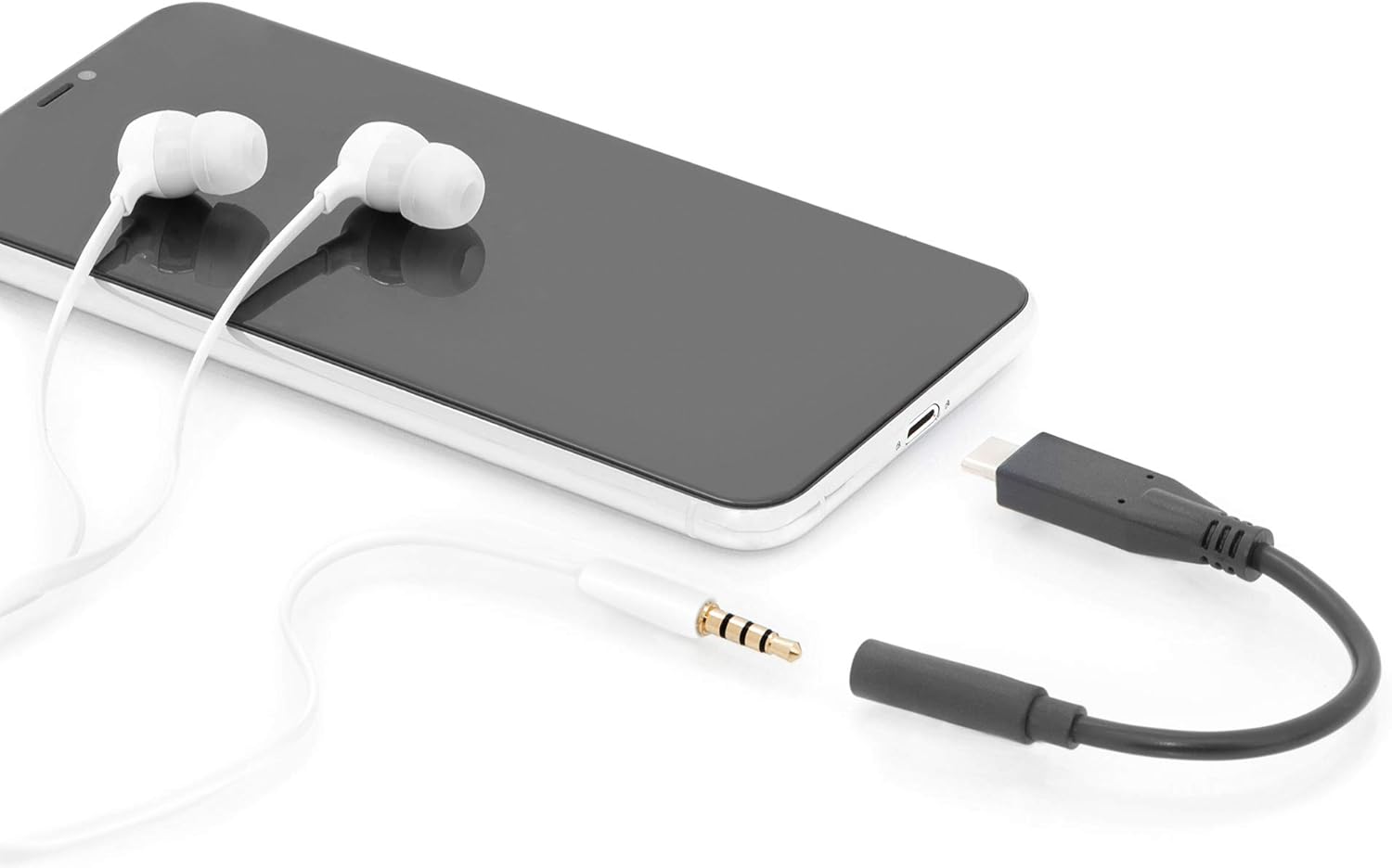 Digitus USB Type-C Audio Adapter Cable, Type-C - 3.5mm M/F, 0.2m, Audio Input/Output, Version 3.1, CE, bl