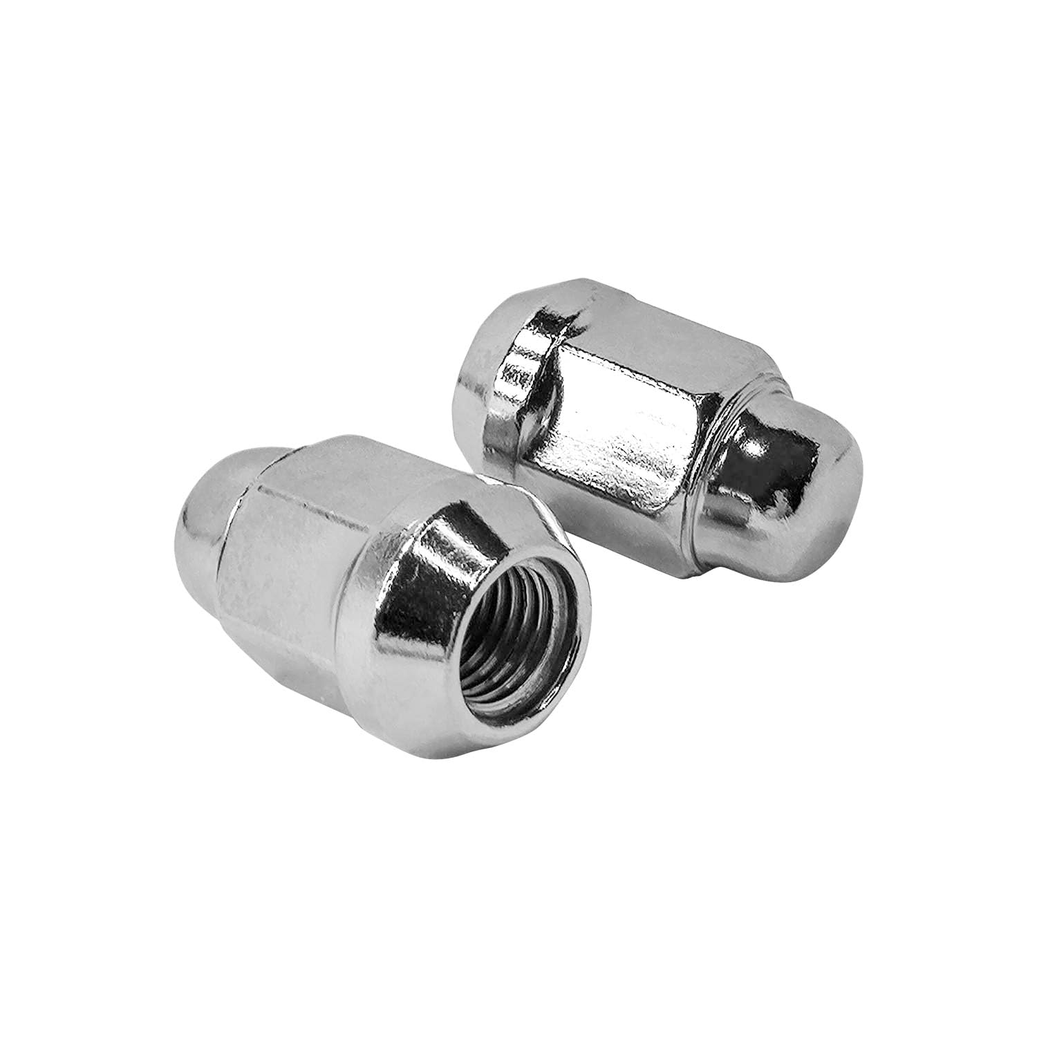 Chrome Wheel Lug Nuts - M12x1.5, 5 Pack -2