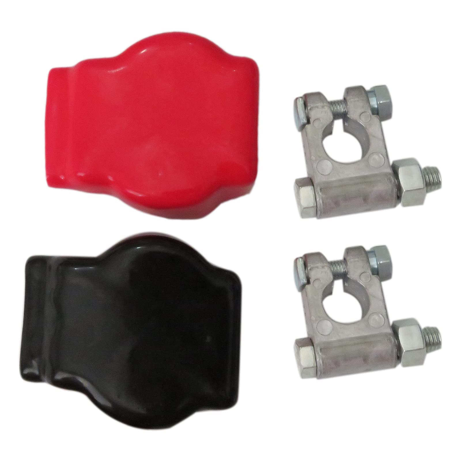 Photo 1 of Gxcdizx Military Spec Battery Terminal Top Post Set, for Marine Vessels Cars Boats RVs, 1 Pair each with Cover Positive & Negative