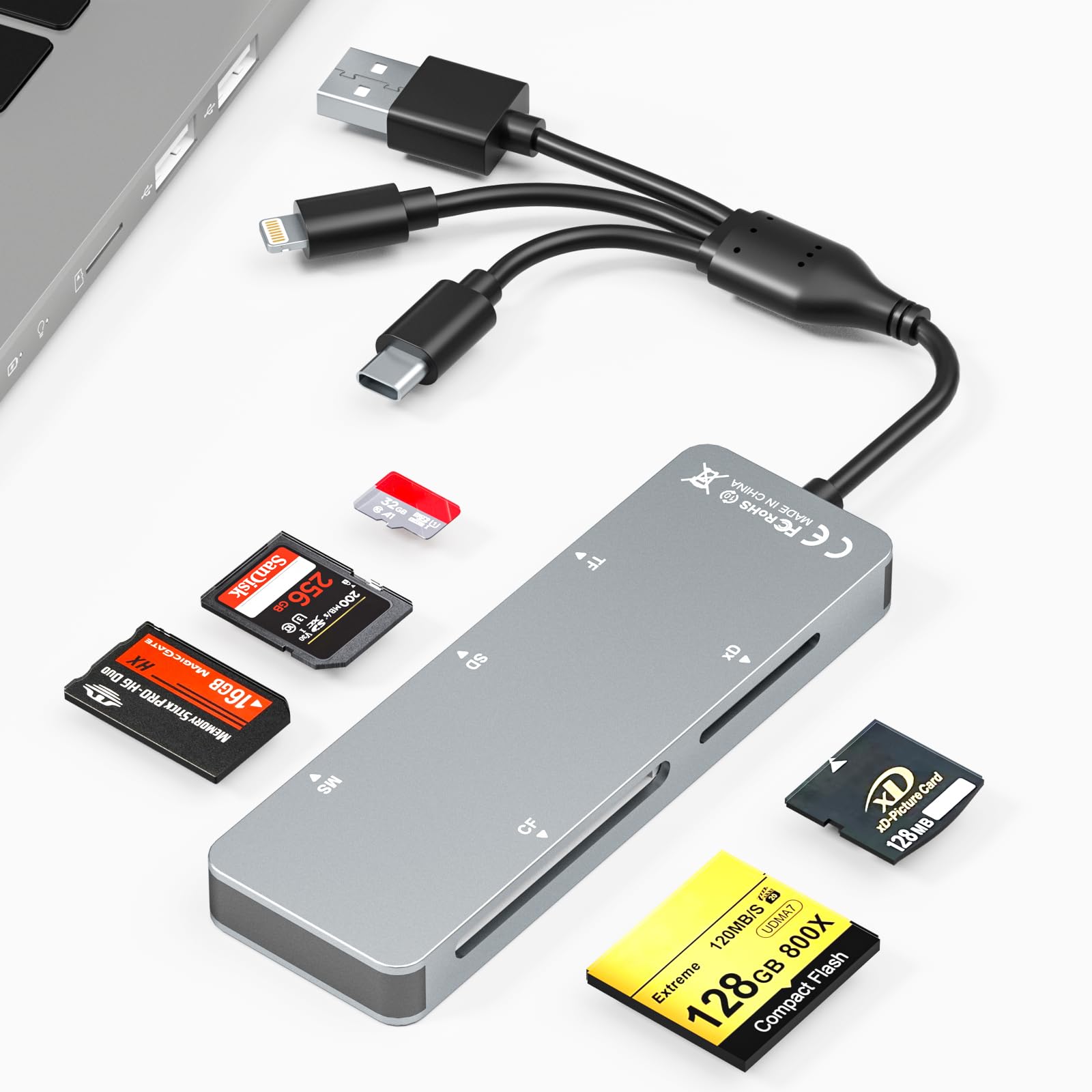 Adattatore Memory Stick Pro Duo – Lettore di schede SD/TF/MS/XD