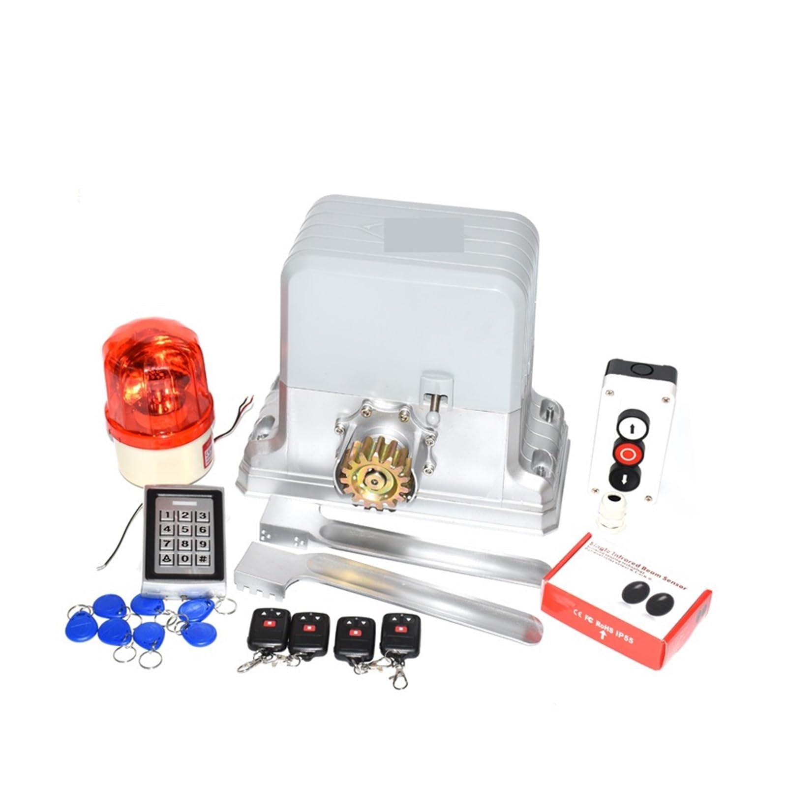 Silnik automatycznego otwierania bramy przesuwnej 220 V lub 110 V do bramy 1800 kg(Kit2)