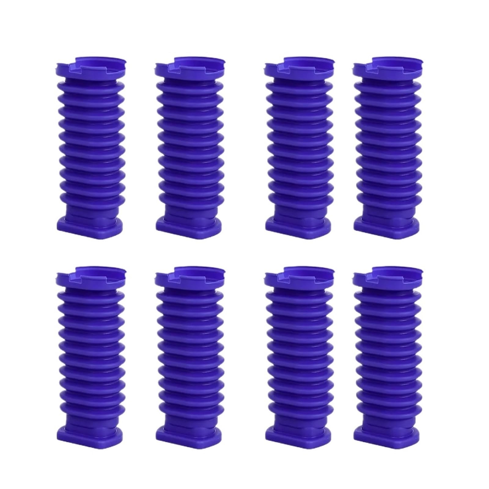 Vacuum Cleaner Hose High Suction Blue Hose Part，Compatible for Dyson，V8 Slim/V10 Slim/V12 Slim/V15 Slim/SV18/SV20/SV10K Suction Hose Replacement(8PCS)