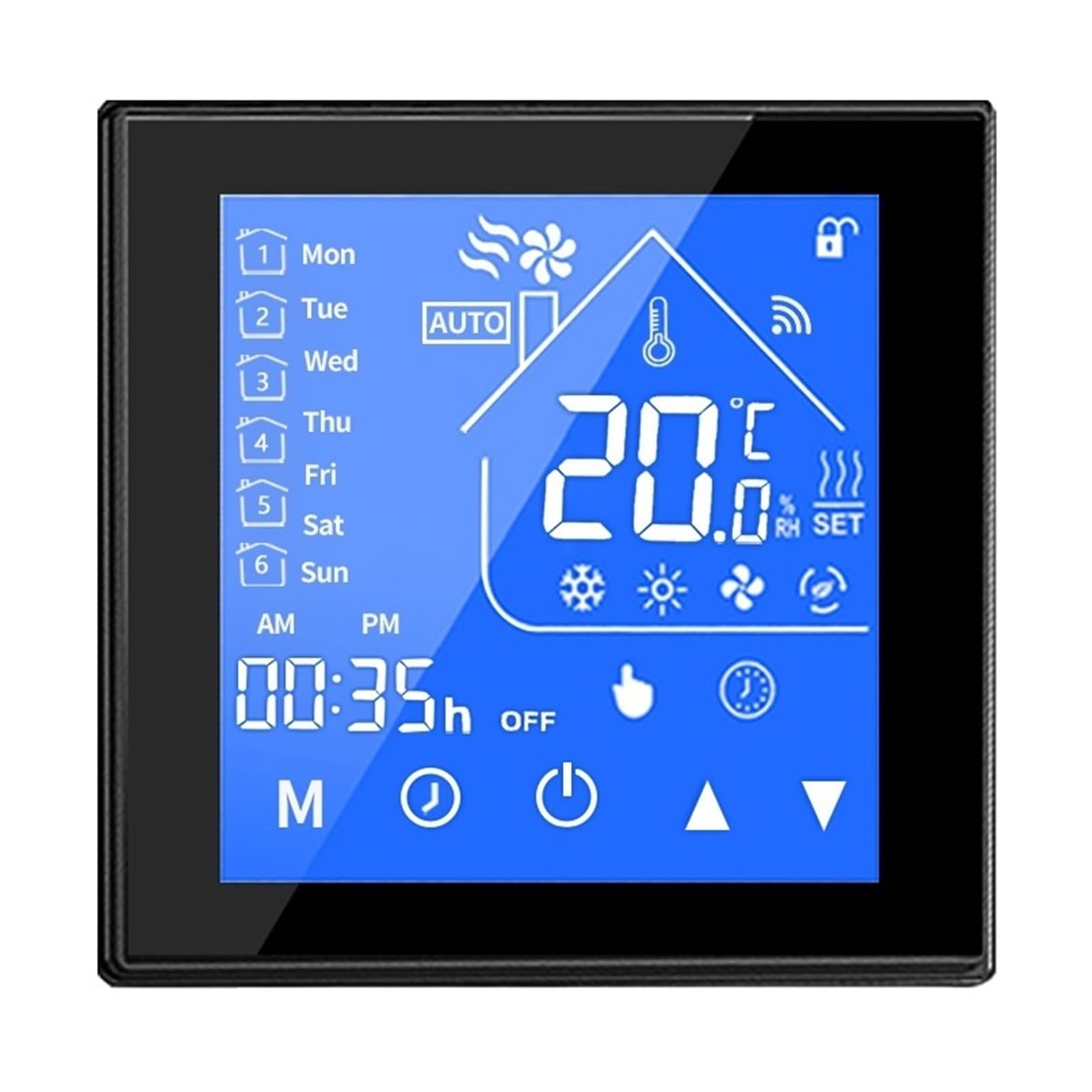 Inteligentne życie WiFi termostat elektryczne ogrzewanie podłogowe woda/kocioł gazowy termostat cyfrowy regulator temperatury Informacja O ZgodnośCi(WiFi WaterGas Boiler)