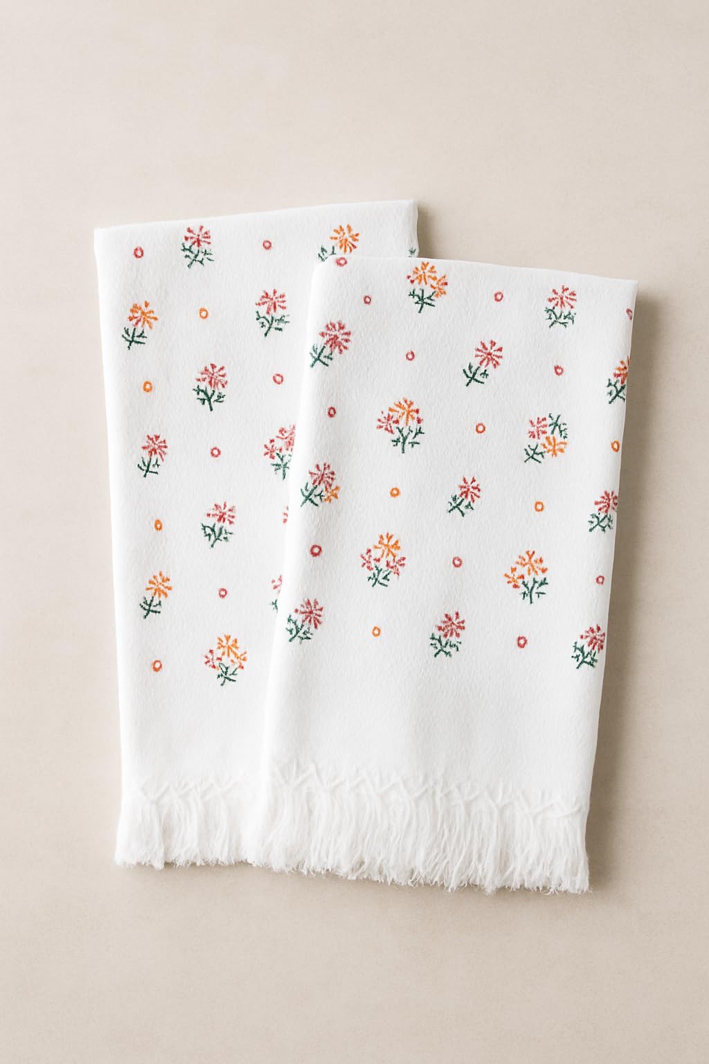 Joy of Comfort Lightweight Travel Towel Cotton, Quick-Dry & Compact | Floral Print, 30 x 60 Inch-image-2