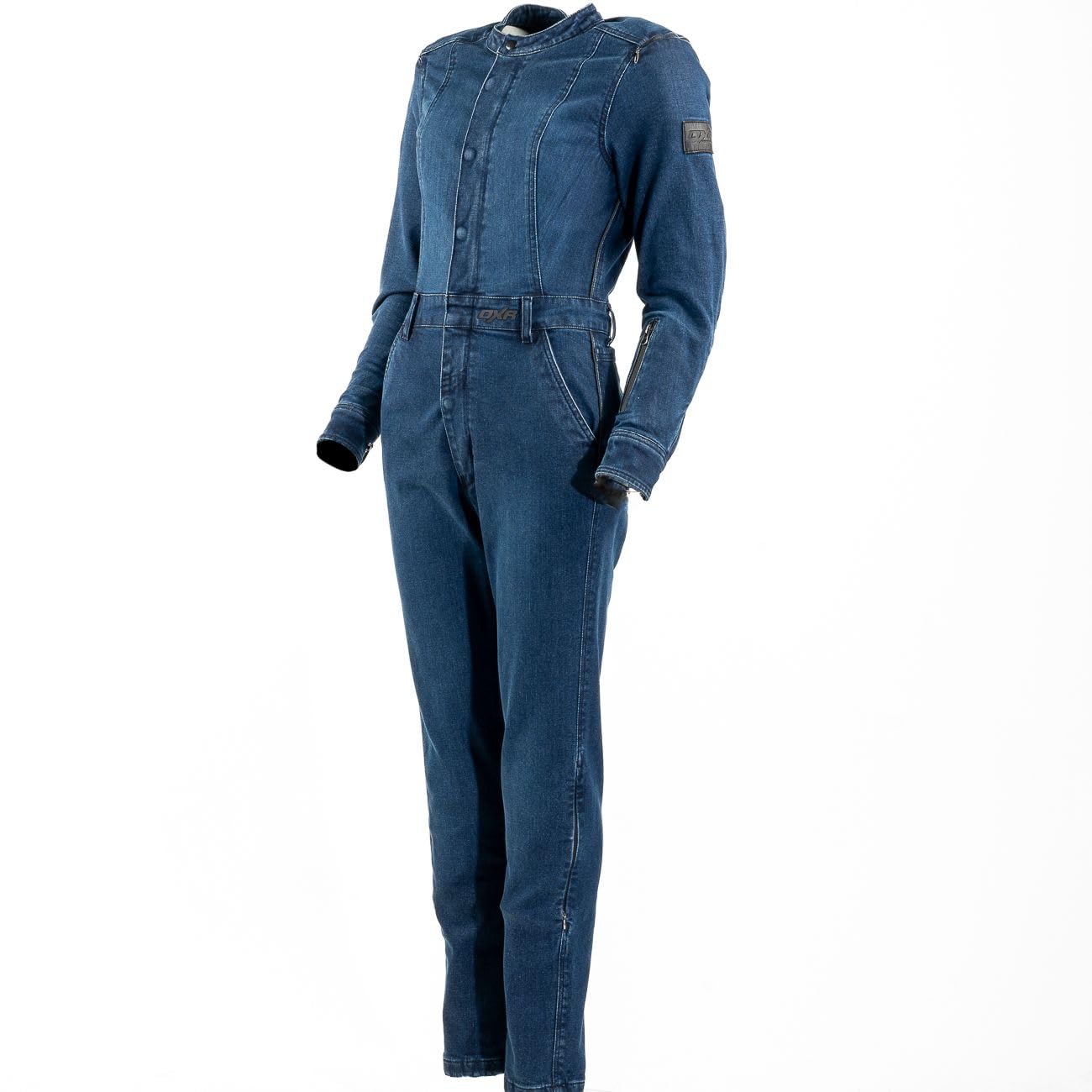 Mono para moto, certificado textil TRENDY para mujer, color azul