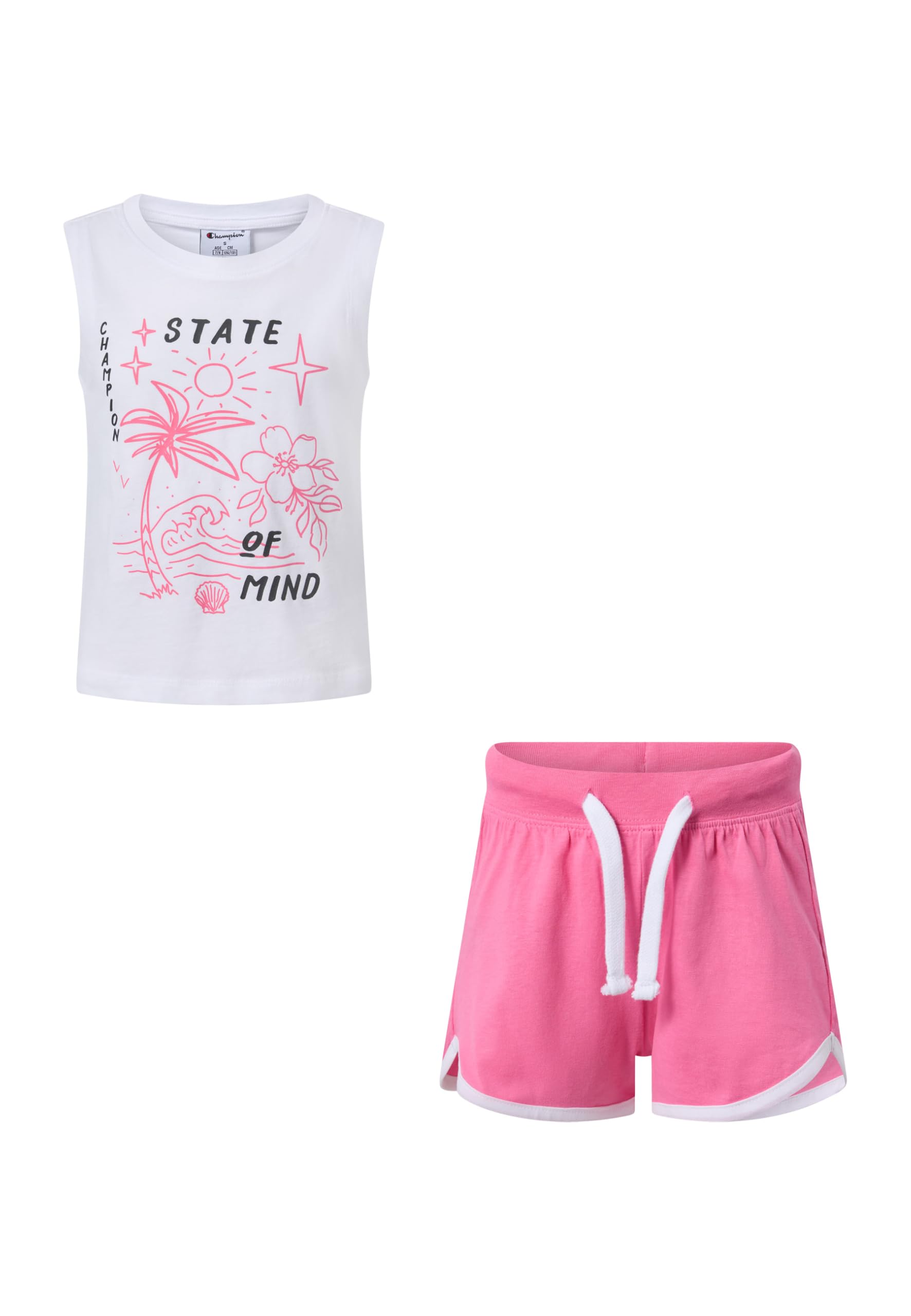Champion Girl - Graphic Shorts Set T-shirt Bambine e ragazze