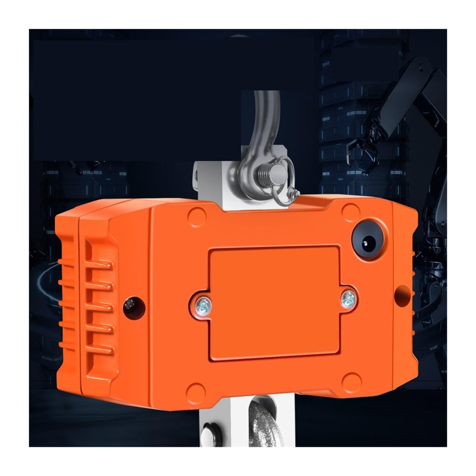 Báscula de Grúa, Báscula industrial resistente de aluminio llena del gancho, balanza electrónica portátil PDA(Nero,500kg)