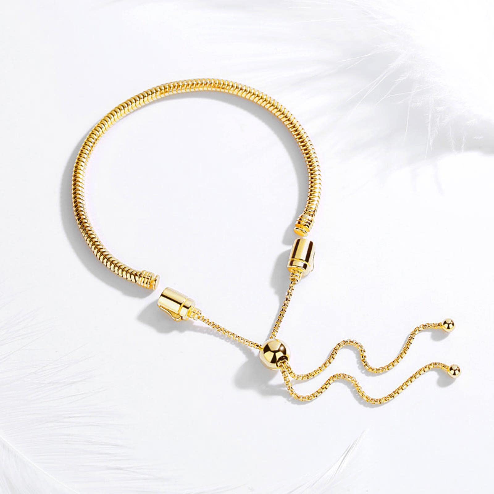 Pulseras De Plata De Ley 100% 925 De Oro Original con Cuentas, Brazaletes DIY para Hombres Y Mujeres, Joyería Fina, Cadena De Serpiente