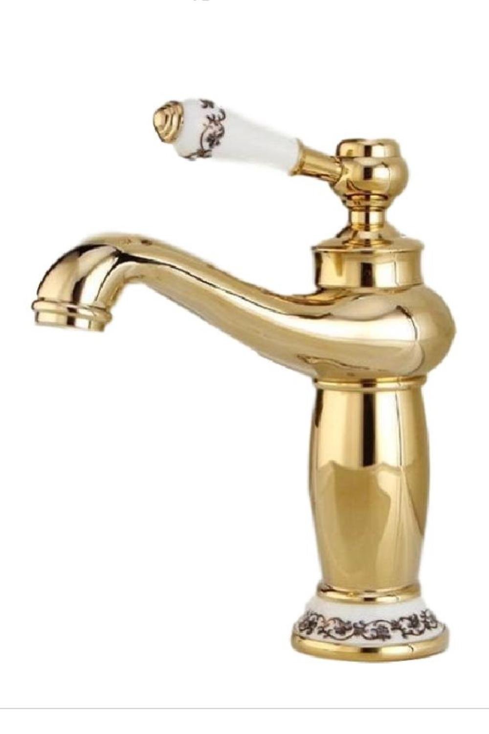 Amazon | 【SCGEHA】 アンティーク 蛇口 シングルレバー 混合水栓 水道