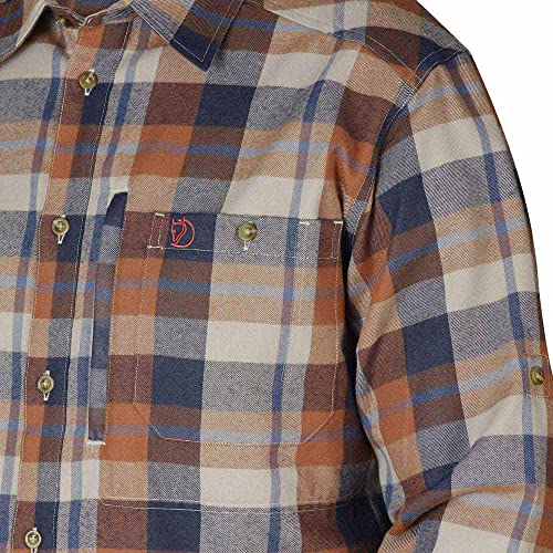 Fjällräven Herren Shirt Fjällglim, Autumn Leaf, M, 81380-215
