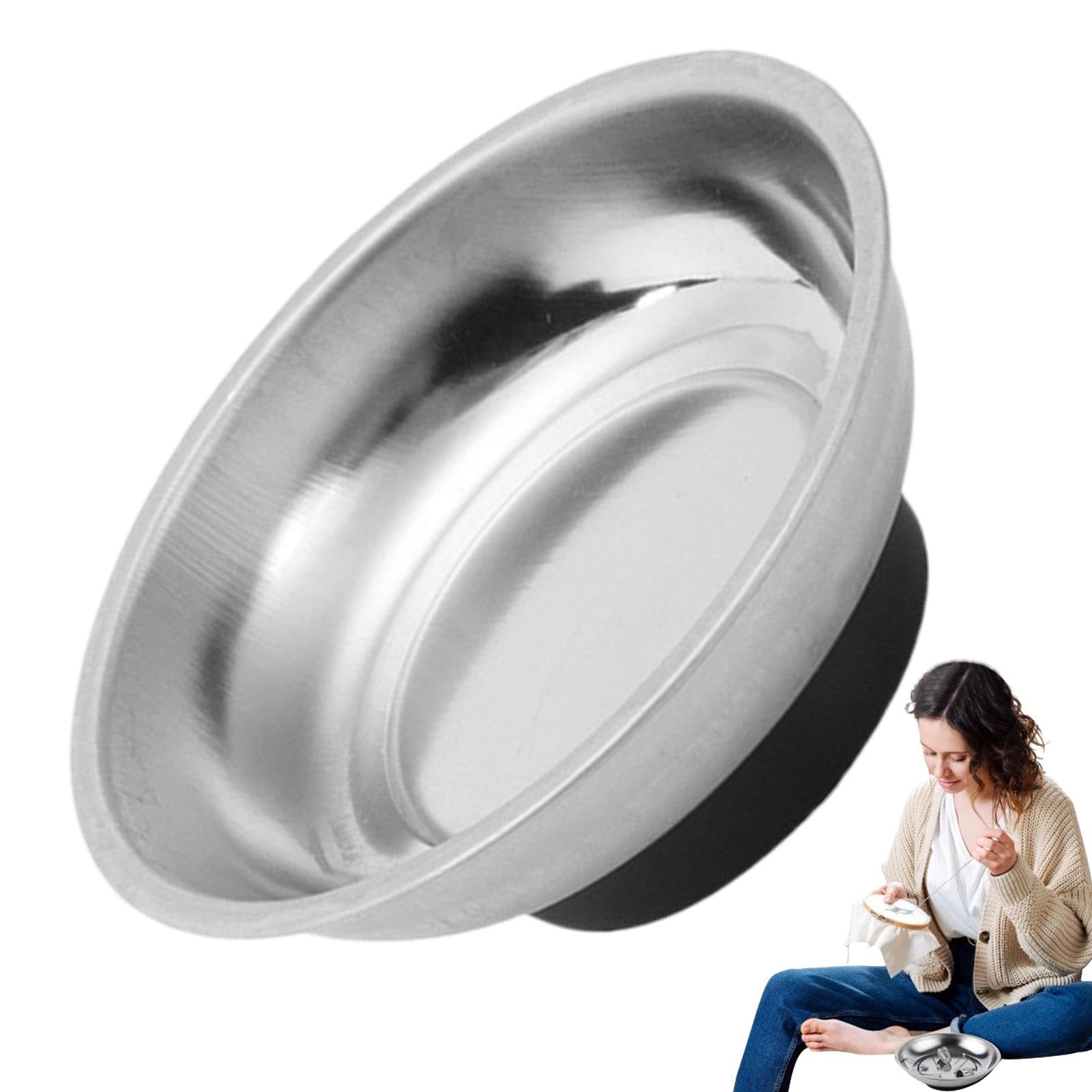Magnetic Dish - Magnetic Dish Screw Bowl Parts Holder Parts Tray - Portable Versatile, Magnet Parts Tools Bowl for Workbenches Repair Stations