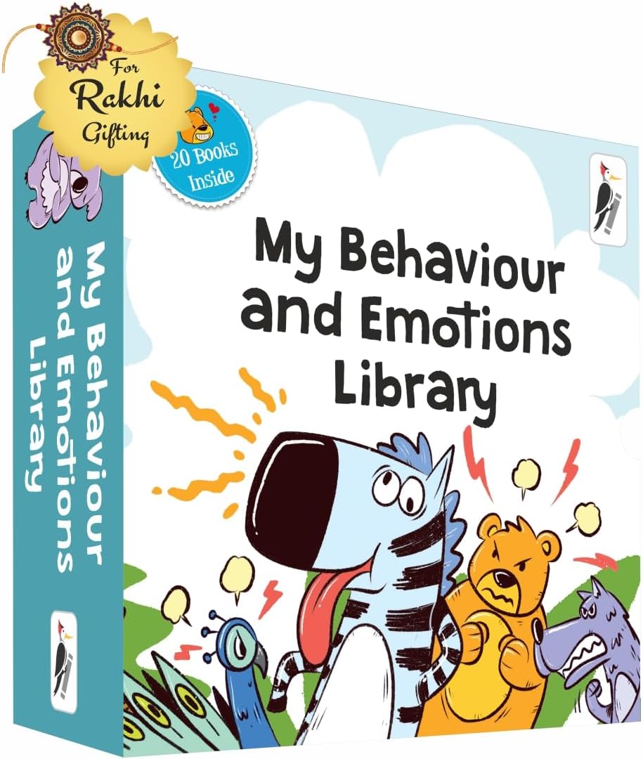 My Behaviour and Emotions Library Book for Kids on Empathy Ages 3-8| Helps Children Recognise Different Emotions & Discover Their Reasons (20 Volume Box Set)