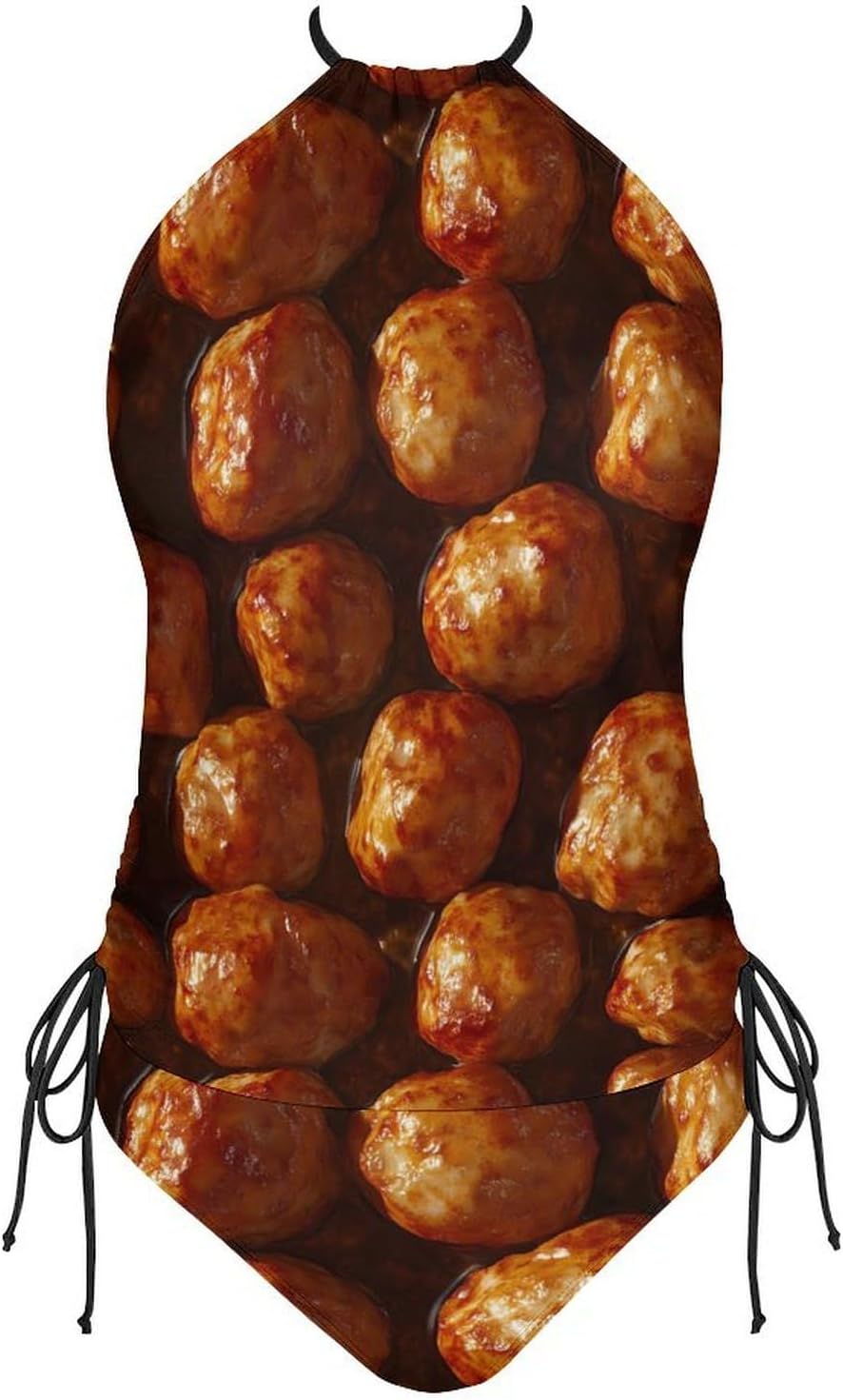Tater Tots Food Novelty Women's Swimwear Set 2 Pcs Tankini String Swimsuits Bathing Suits