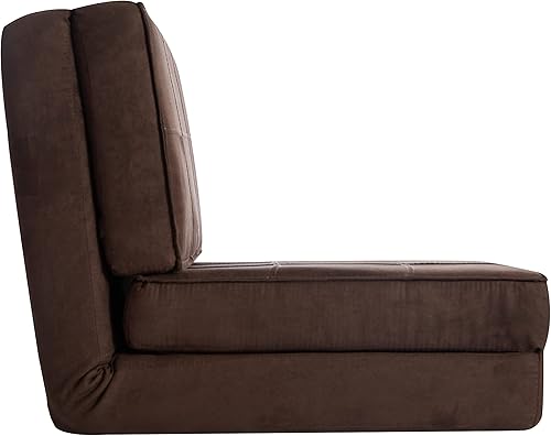 Miniatura 47 de Urban Lifestyle Ultra Suede - Silla abatible convertible, color verde azulado verde azulado,Rosa (Blush),Arco iris,Negro -,Marrón,Carbón